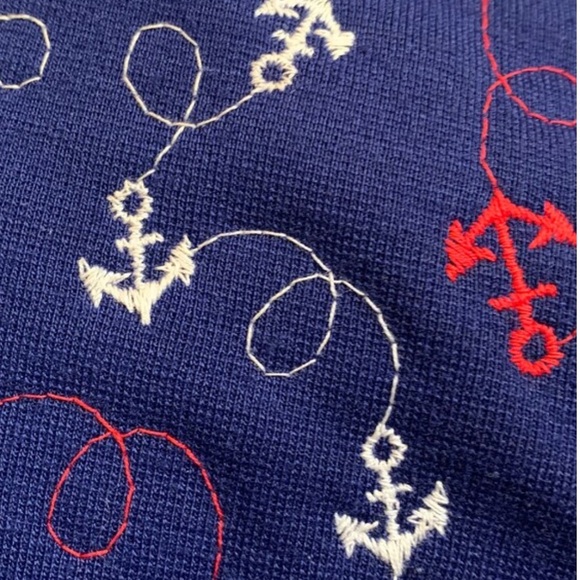 60s/70s Vintage Nautical Anchor Theme Kitschy Wool Blend Jacket - Picture 4 of 6